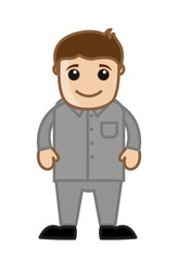 Cute Taxi Driver Character