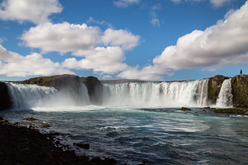 Obraz premium Godafoss, Islands tobender Wasserfall