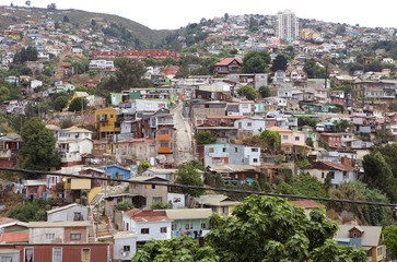 Naklejka premium View of Valparaiso, Chile