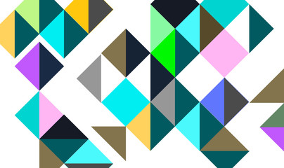 Vector interesting background with triangles