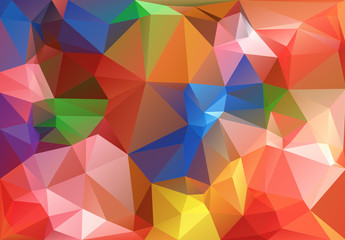 Colored Geometrical  Design