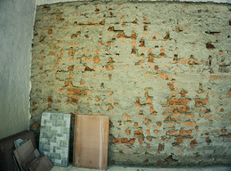 a wall ceramic off on development construction