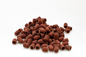 abrasive caps Great for grinding, metal finishing, sanding steel or inox. sandpaper wheel tool - professional equipment