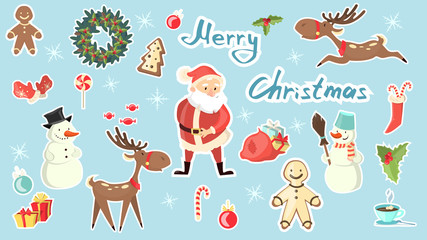 Merry Christmas set.