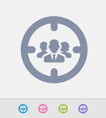 Focus Group - Granite Icons. A professional, pixel-perfect icon designed on a 32x32 pixel grid and redesigned on a 16x16 pixel grid for very small sizes.