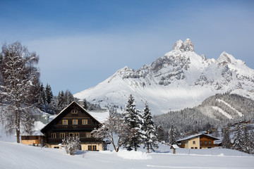 Wintermärchen in den Alpen 