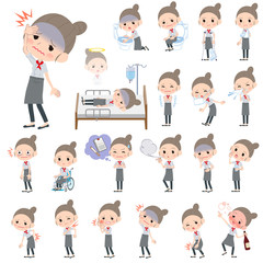 Western cuisine cook women_sickness