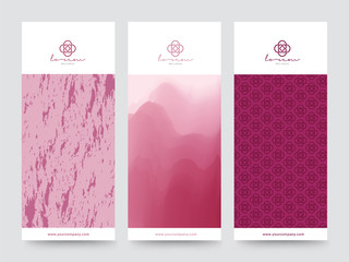 Branding Packaging Flower nature background, logo banner voucher, spring summer tropical, vector illustration