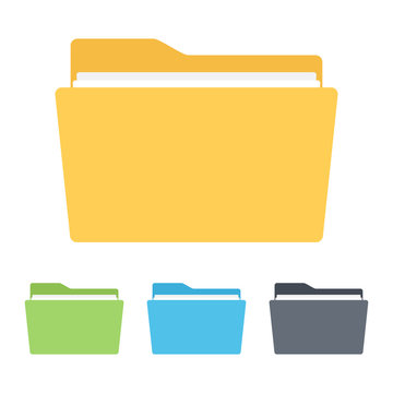 Folder Icon , Vector Illustration