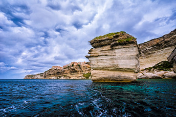 White cliffs of Bonifacio