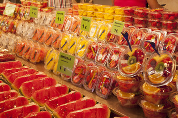 Boqueria market Ramblas Barcelona