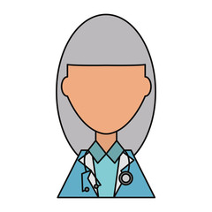 Fototapeta premium Doctor profile cartoon