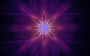 Digitally generated image made of colorful fractal