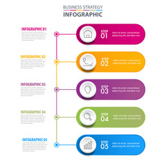 Business infographics design elements template graphic illustration