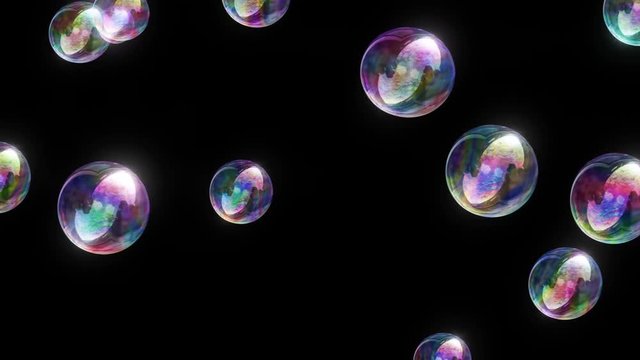 Soap Bubbles 4k - 4k Colorful Fun Video Background Loop
Soap Bubbles. Lots of them. Rendered in front of a black background, so this video loop can easily be used in conjunction with a projector.