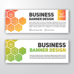 Modern corporate banner background design