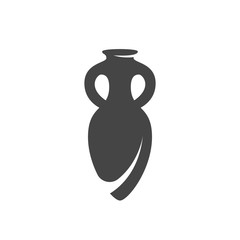 Greece vase icon. Vector logo on white background