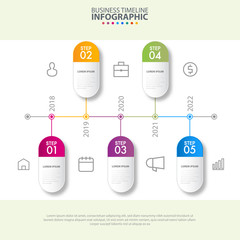 Business infographics design elements template graphic illustration