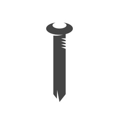 Nail icon. Vector logo on white background