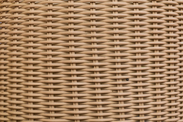 Texture of Wooden Wicker Basket for background