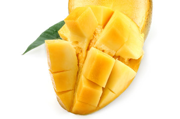 Slice ripe mango
