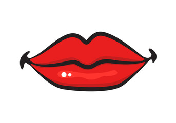 graphic kiss, vector 