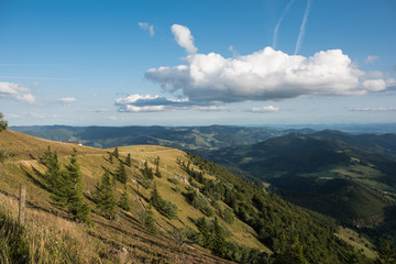 black forest south west germany view from Belchen 1415m