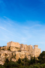 view of Historic Old Acropolis of Athens