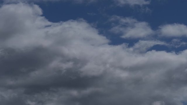 Time-lapse of rolling clouds