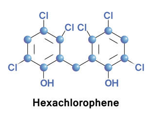 Hexachlorophene is an organochlorine