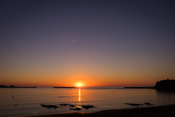 Saint Jean de Luz during a Summer sunset
