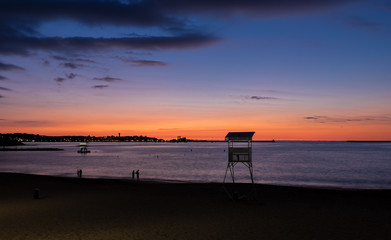 Saint Jean de Luz during a Summer sunset