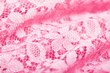 Texture of pink lace