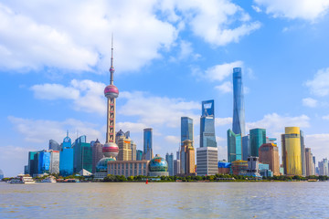 Obraz premium Architectural scenery and skyline of Shanghai