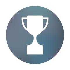 Farbiger Button - Pokal