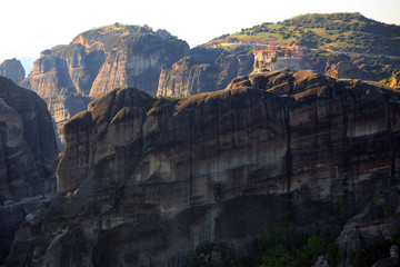 Meteora is included in the UNESCO World Heritage Site. Meteora is a big monastery complex including nine reserved monastery built on top of difficult high cliffs resembling stone pillars