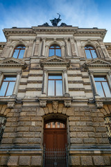 Fototapeta na wymiar Historische Fassade vom Albertinum in Dresden