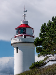 Fototapeta na wymiar Lighthouse at Sletterhage in Denmark, detail