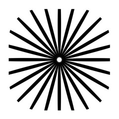 Obraz premium Abstract Design Sunburst