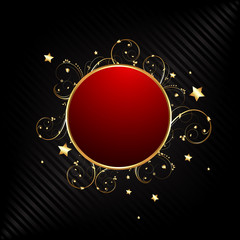 Vintage Flourish Banner Vector