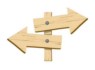 Wooden Direction Arrow Signs