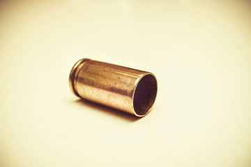empty brass bullet - vintage style
