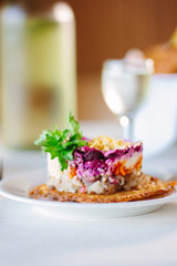 Fresh beet salad