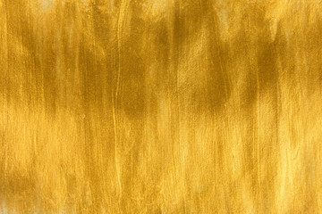 Abstract pattern with hand painted golden texture. © perekotypole