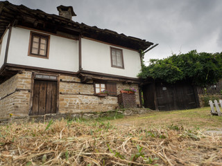 Fototapeta na wymiar Streets of old bulgarian preserved Bozhentsi