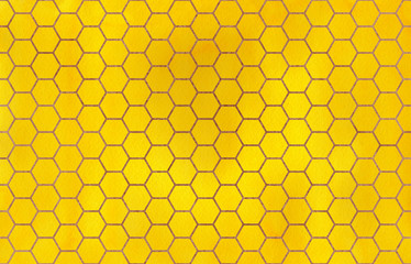 Watercolor geometrical comb pattern.