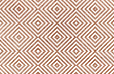 Geometrical pattern in brown color.