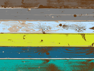 Grunge Colored Wooden Plank Texture