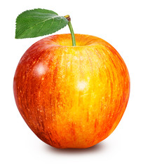 Fresh apple isolated on white background