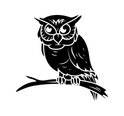 Owl Vector Silhouette
